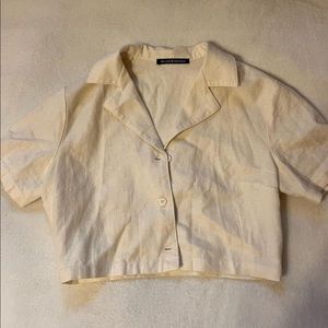 Brandy melville button up top
